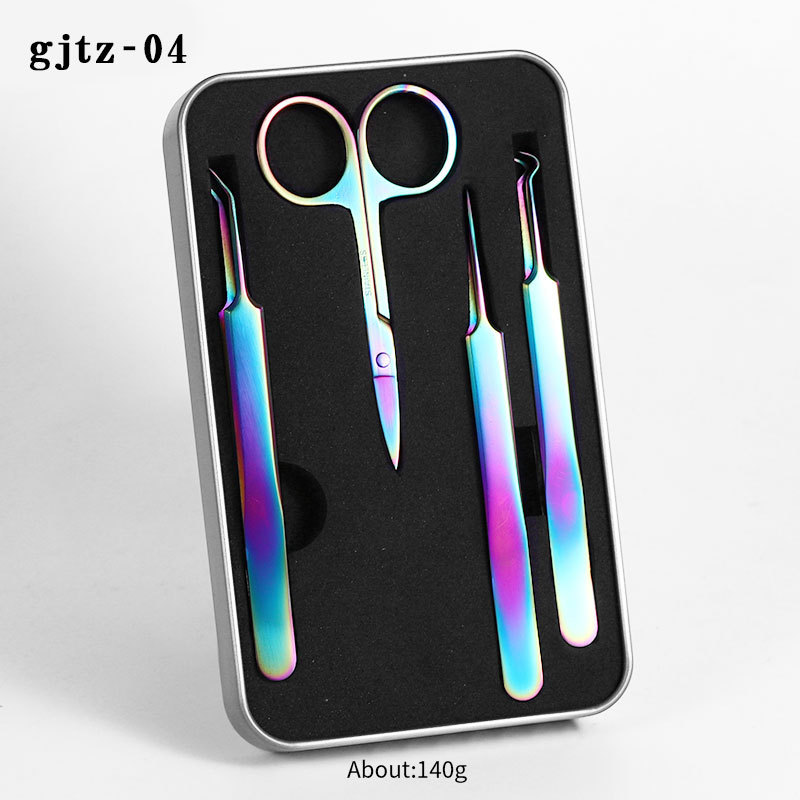 Factory produced stainless steel tweezers