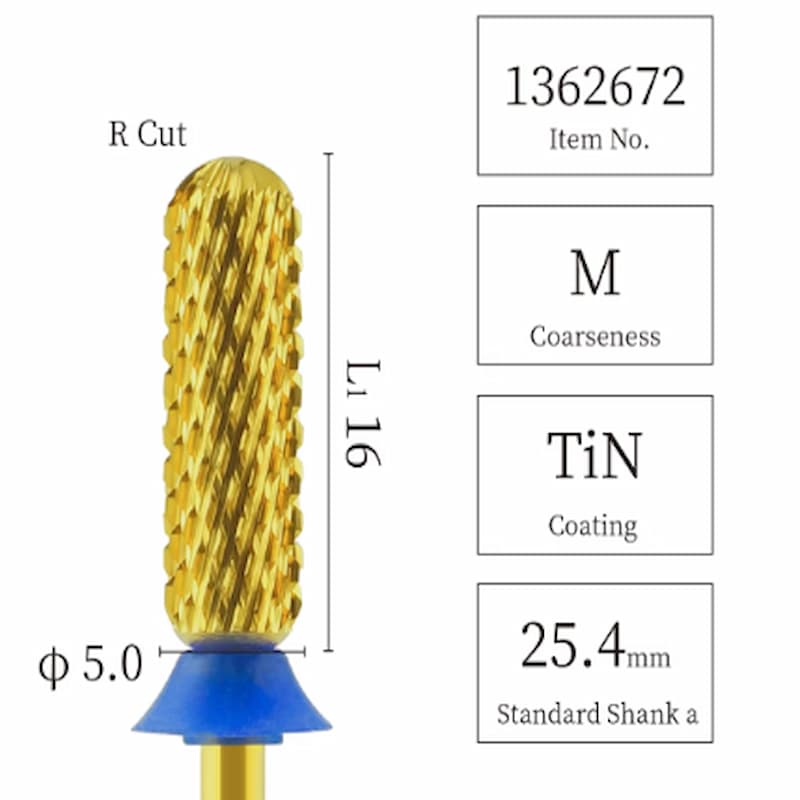 Large Rounded Top Nail Bit Supply  