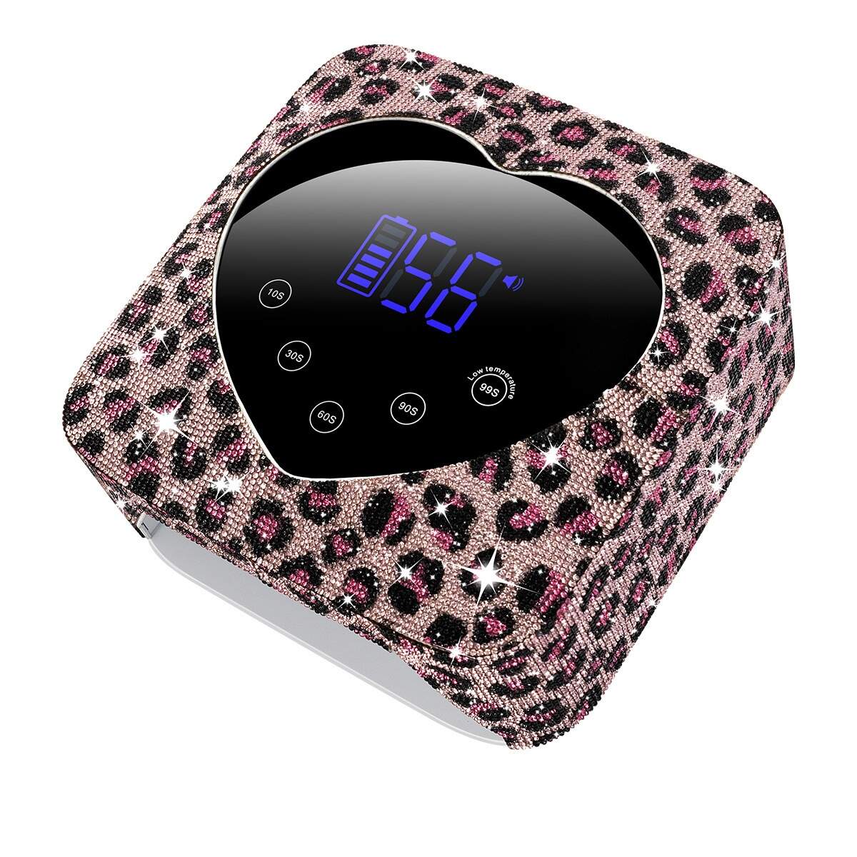 72W Cordless Rechargeable Rhinestone UV LED Nail Lamp