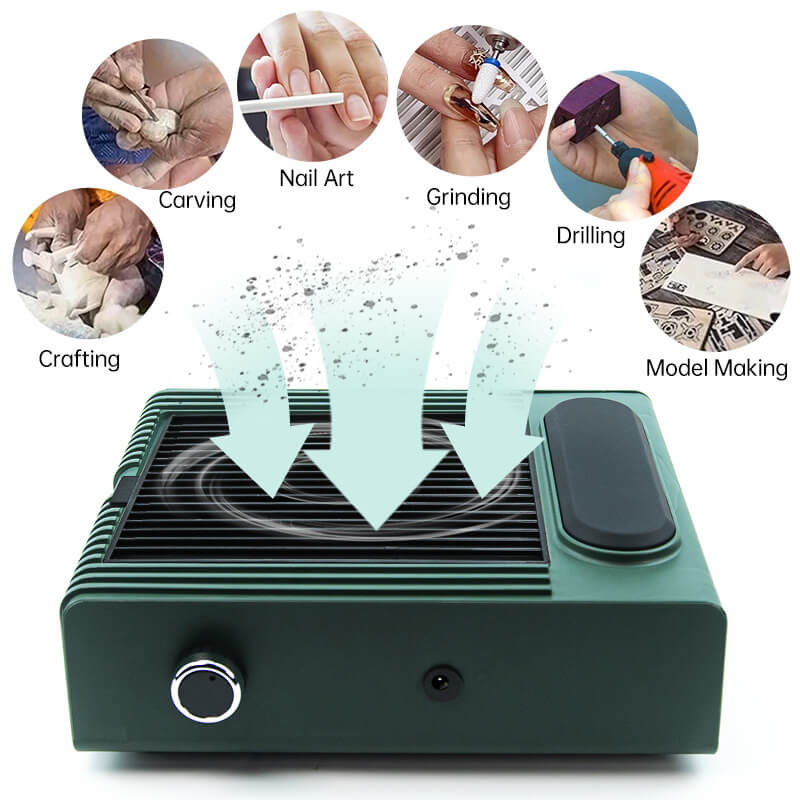 Removable Filter Nail Dust Extractor