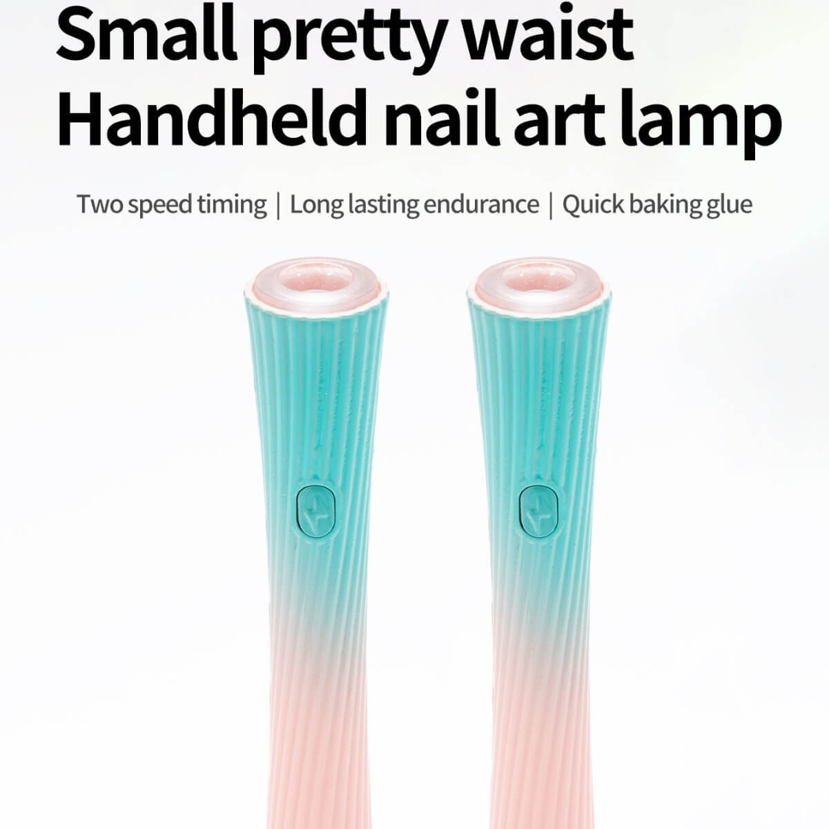 Gradient Waist-Shaped Handheld UV LED Nail Lamp