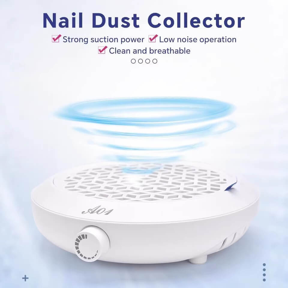 A01 Adjustable Nail Dust Collector with Reusable Filter