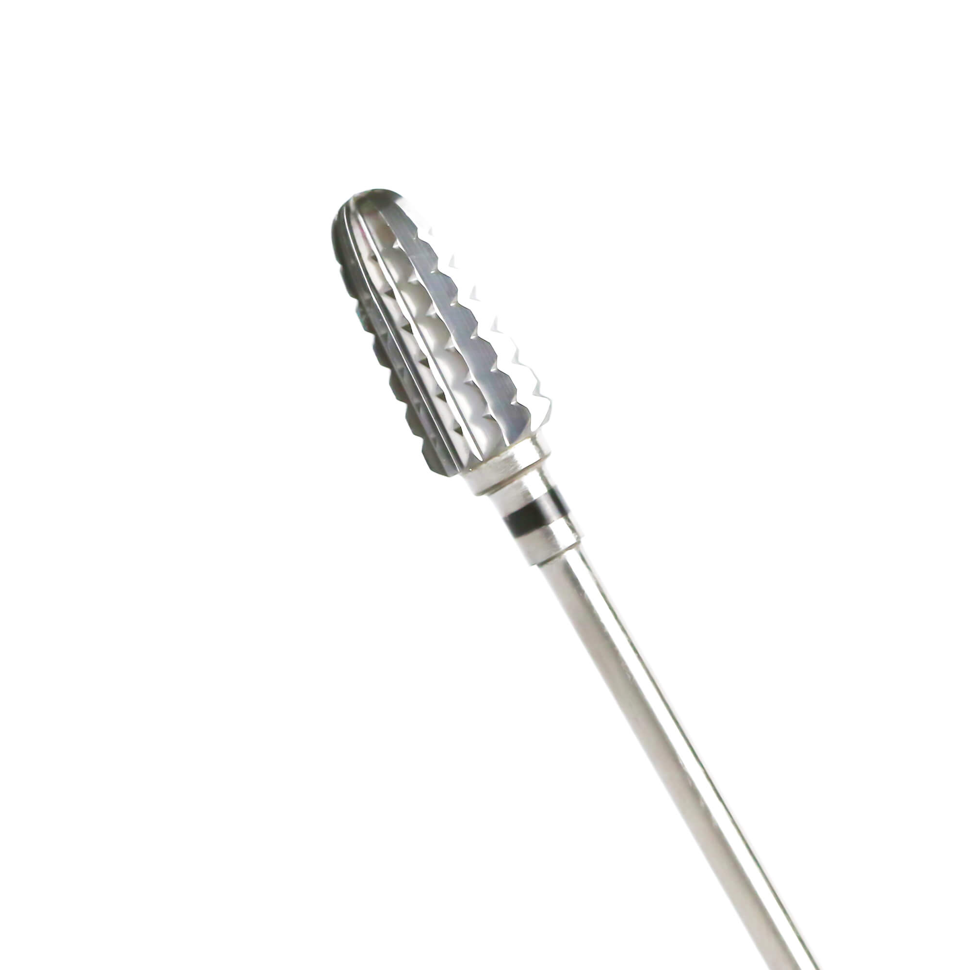 Round Top Barrel Tungsten Carbide Nail Drill Bit 4 Grit