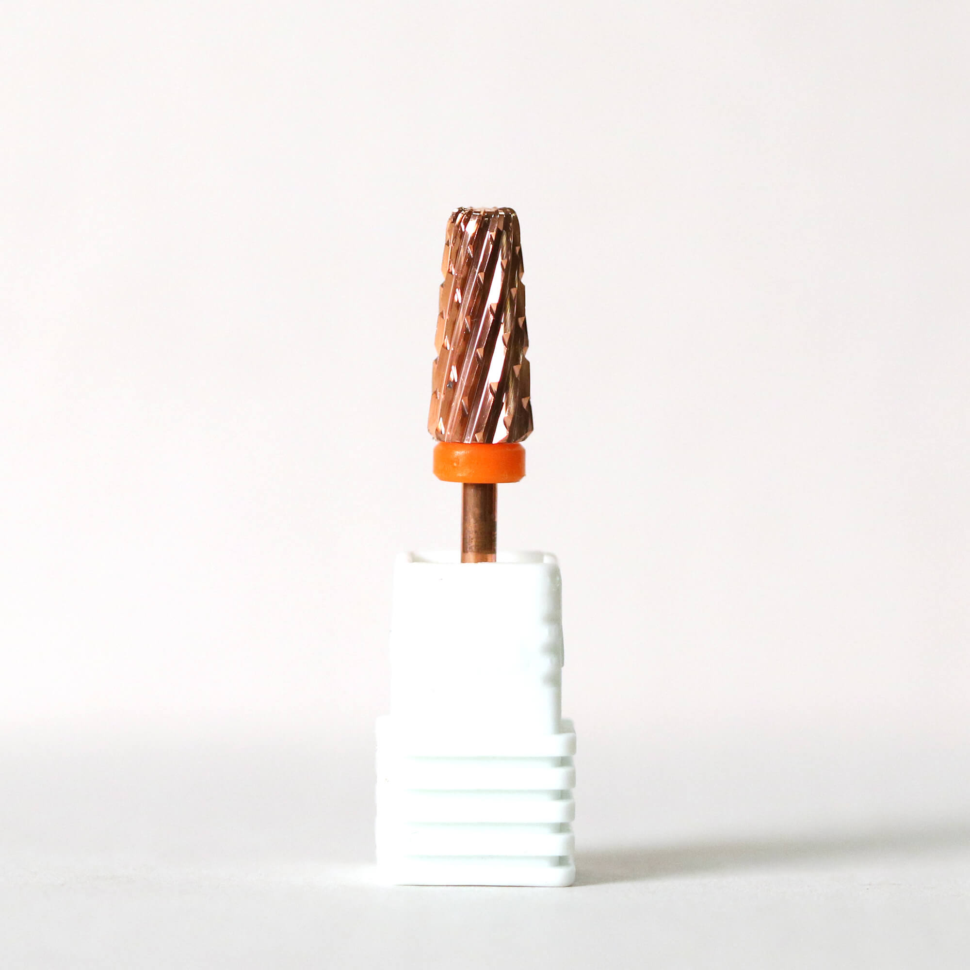 Professional Rose Gold Tapered Tungsten Nail Drill Bit