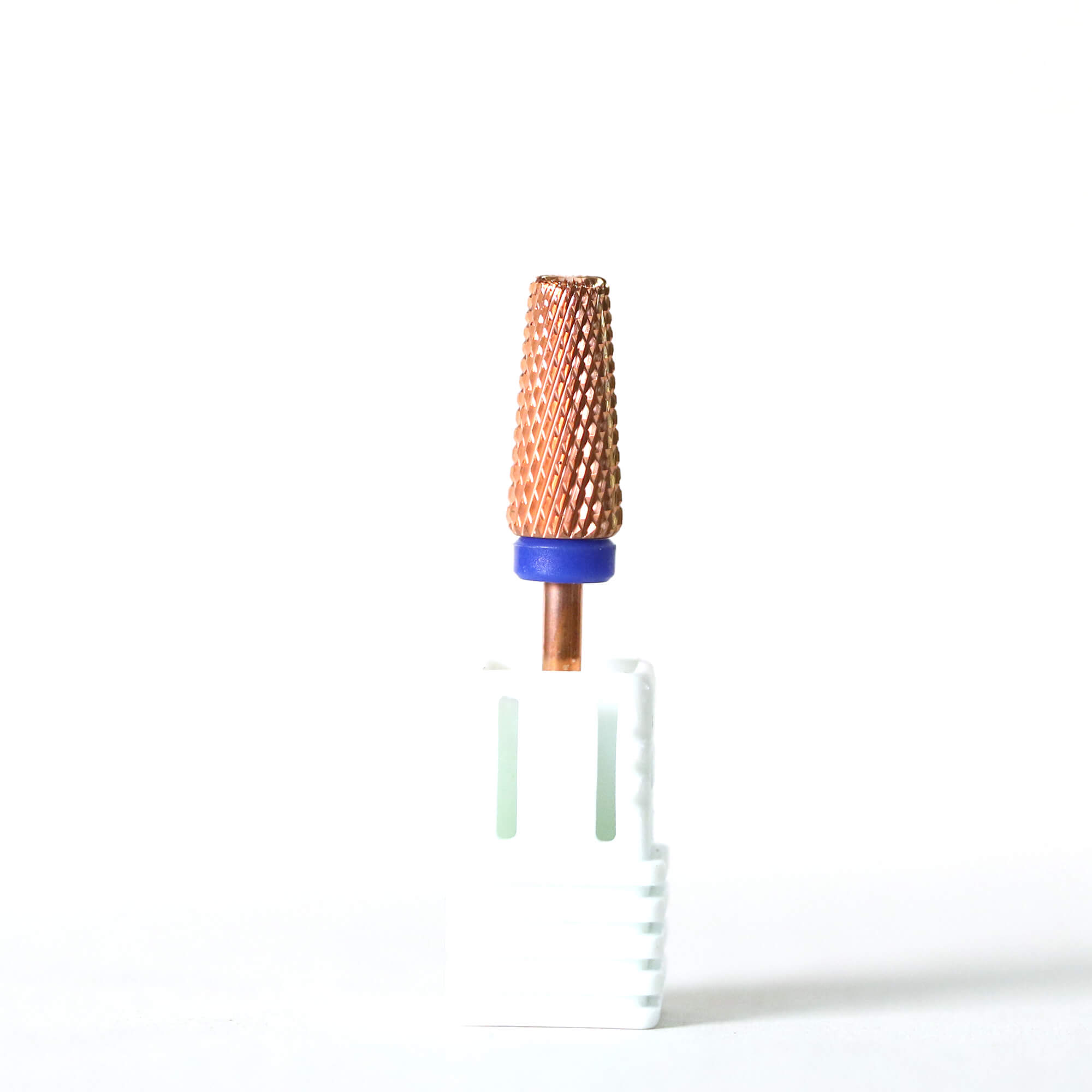 7PCS Rose Gold Tapered Nail Drill Bits Set